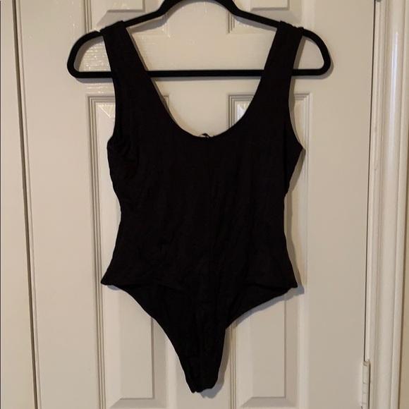 NWT JLUXLABEL Black JLUXBASIX Solid Tank Bodysuit - Picture 5 of 9